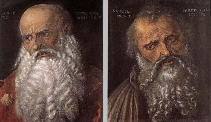 Albrecht Durer The Apostles Philip and James Norge oil painting art
